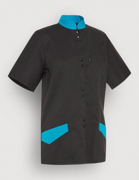 Blouse médicale femme Julia Ardoise-Couleur