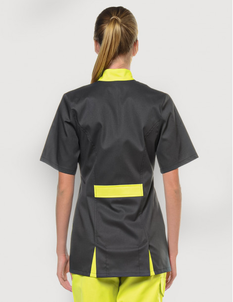Blouse médicale femme Julia Ardoise-Couleur 2