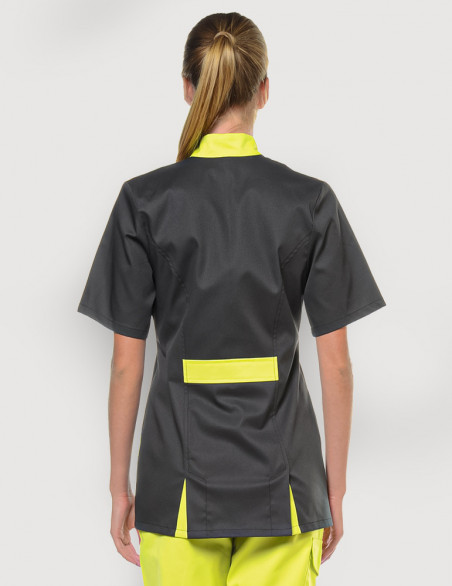 Blouse médicale femme Julia Ardoise-Couleur