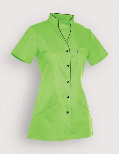 Blouse médicale femme Matilda Vert pomme-Ardoise by Belissa
