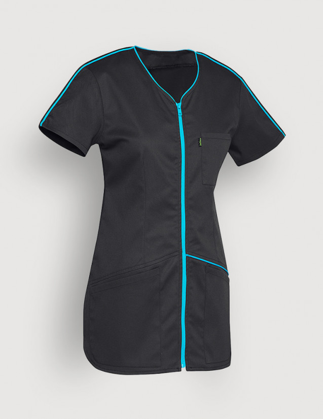 Blouse médicale femme Vic Ardoise-Couleur by Belissa Blouse médicale femme Vic Ardoise-Couleur by Belissa