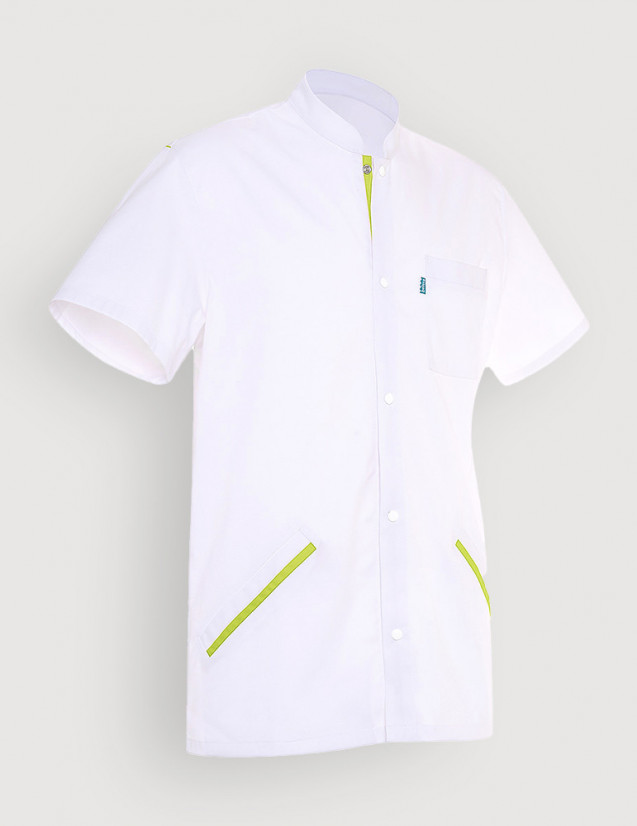 Blouse médicale homme Charly Blanc-Couleur by Belissa Blouse médicale homme Charly Blanc-Couleur by Belissa
