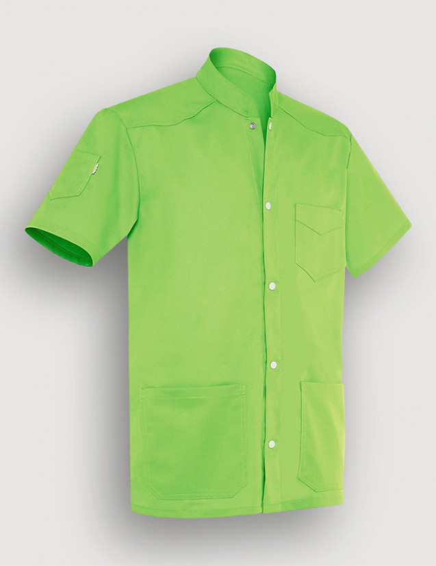 Blouse médicale Couleur pour homme Sam Vert Pomme by Belissa