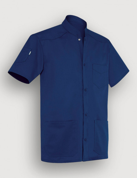 Blouse médicale Couleur pour homme Sam bleu Marine by Belissa