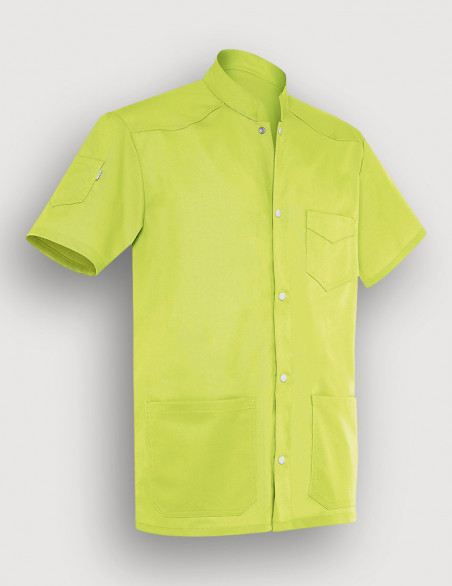 Blouse médicale Couleur pour homme Sam vert Anis by Belissa