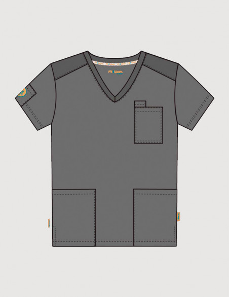 Tunique médicale homme Elton Medical Sportswear - Fit For Work by Belissa