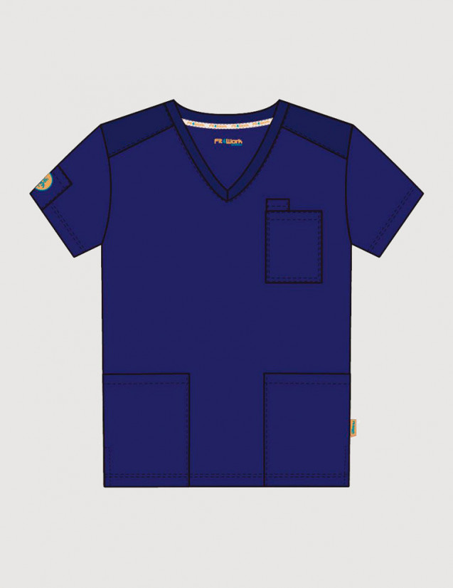 Tunique médicale homme Elton Medical Sportswear - Fit For Work by Belissa