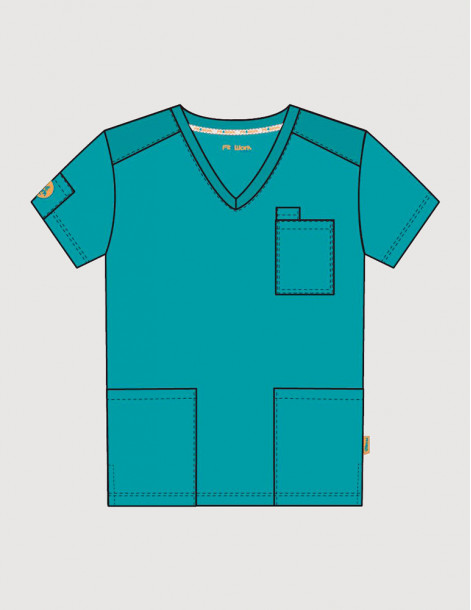 Tunique médicale homme Elton Medical Sportswear - Fit For Work by Belissa 2