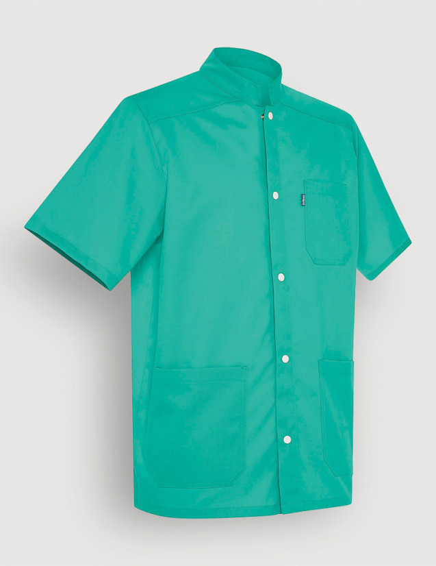 Blouse médicale mixte Claude couleur Emeraude Made in France by Belissa