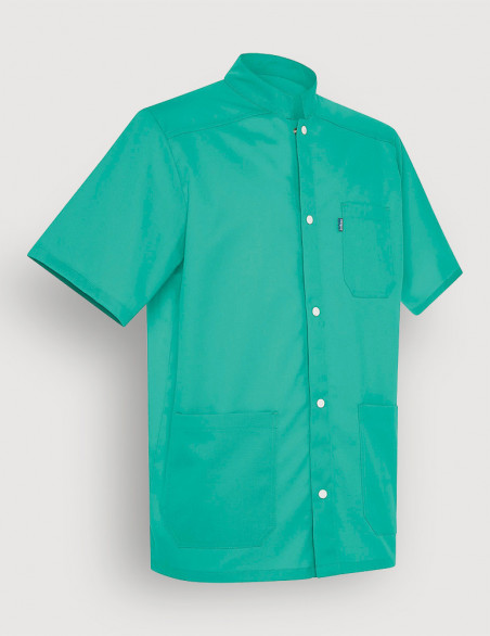 Blouse médicale mixte Claude couleur Emeraude Made in France by Belissa