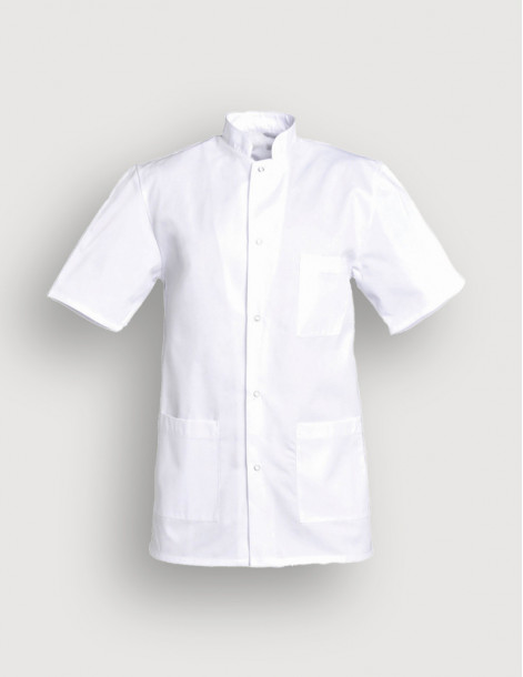 Blouse Blanche Médicale/laboratoire En Coton | Manches Longues, Unisexe | Pour étudiants, Professionnels Santé | Taille Unique Ou Selon Guide