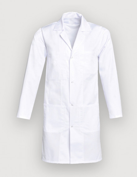 Blouse blanche unisexe manches longues Xavier