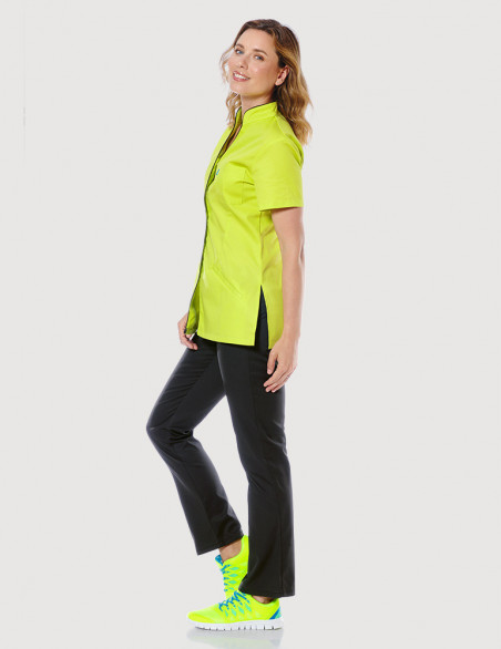 Blouse médicale femme Matilda anis-ardoise by Belissa