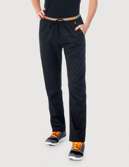 Pantalon médical femme Lara Noir - Fit for Work by Belissa