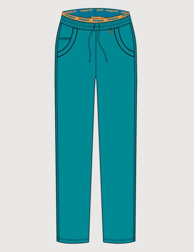 Pantalon médical femme Lara Turquoise - Fit for Work by Belissa