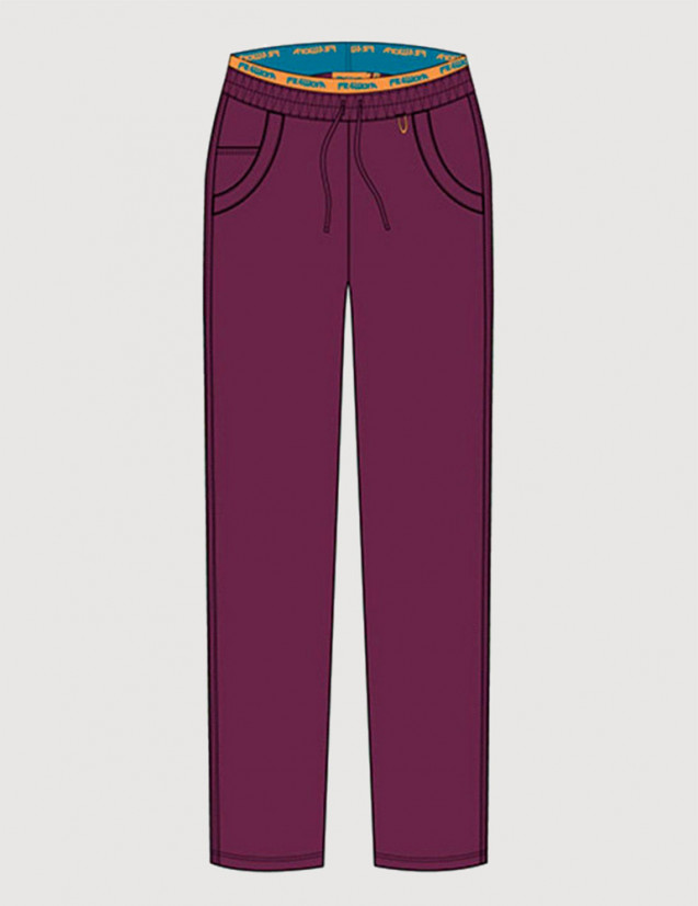 Pantalon médical femme Lara Lie de vin - Fit for Work by Belissa