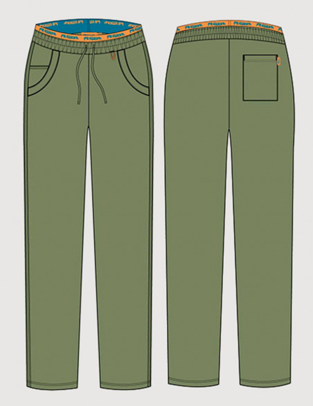 Pantalon médical femme Lara Kaki - Fit for Work by Belissa