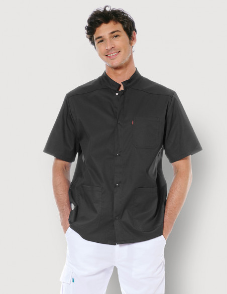 Blouse médicale mixte Claude couleur ardoise Made in France by Belissa