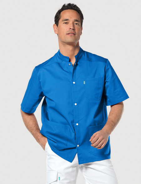 Blouse médicale mixte Claude couleur Bleu Roi Made in France by Belissa