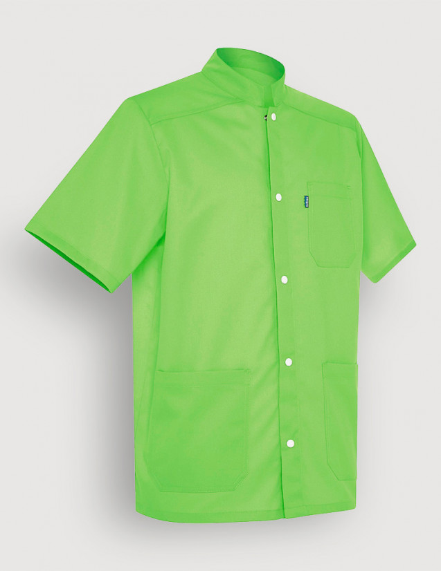 Blouse médicale mixte Claude couleur Vert pomme Made in France by Belissa