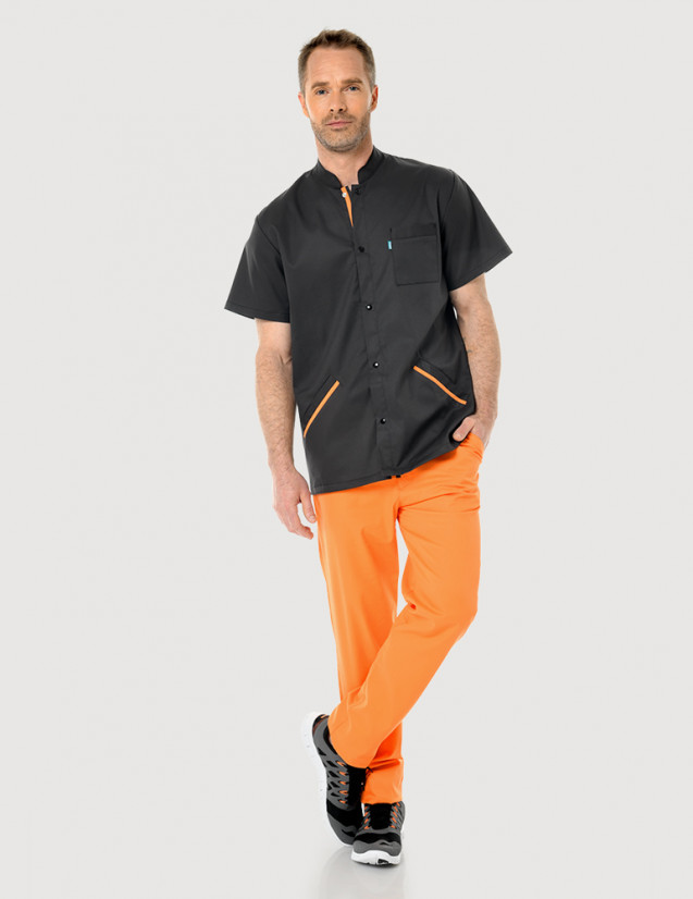 CHARLY - Blouse médicale homme "Ardoise"