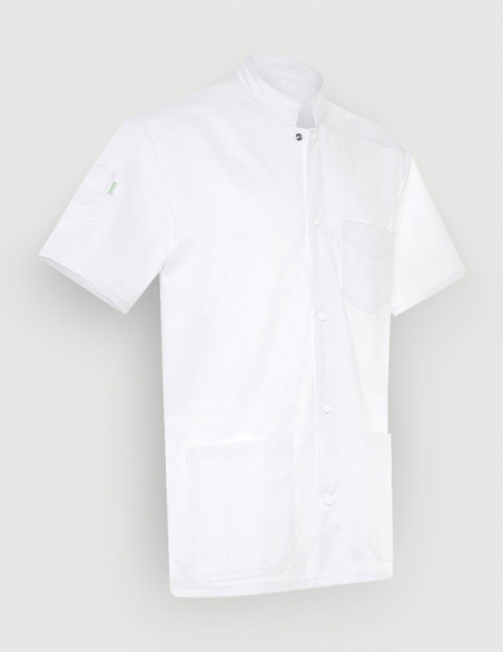 Blouse médicale Couleur pour homme Sam Blanc by Belissa