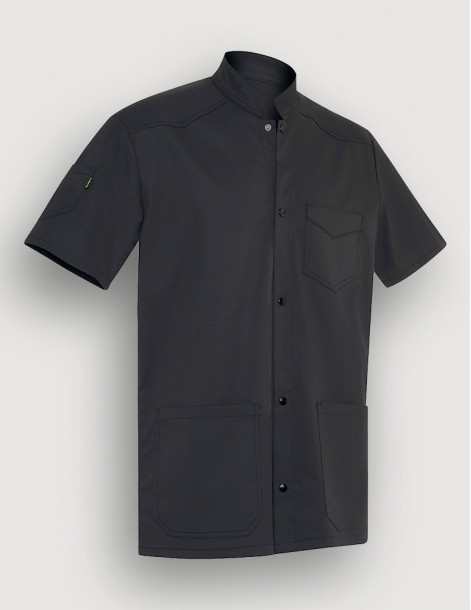 Blouse médicale Couleur pour homme Sam Ardoise by Belissa 2