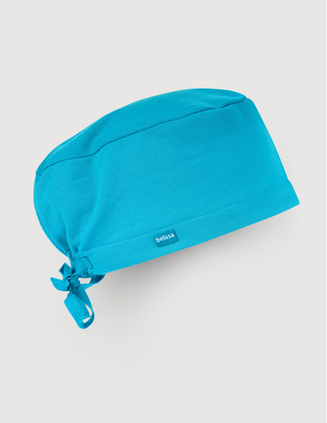 Chapeau de travail protecteur réutilisable de couleur solide pour les  médecins et les infirmières bleu