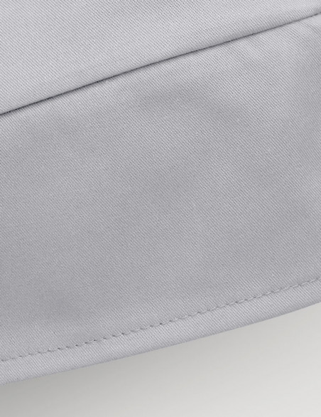 Calot chirurgien couleur gris - Forme Bandana - Vue de détail - Marque Belissa