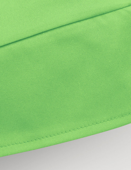 Calot chirurgien couleur Vert pomme - Forme Bandana - Vue de détail - Marque Belissa