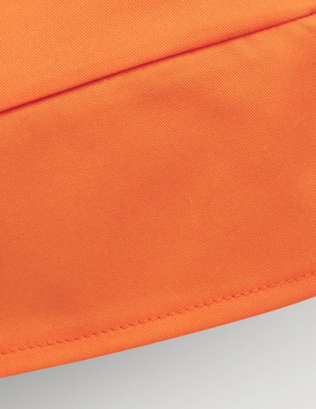 Calot chirurgien couleur abricot - Forme Bandana - Vue de détail - Marque Belissa