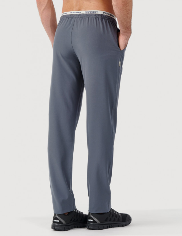 Pantalon médical carbone - Vue de dos - Marque Fit for Work by Belissa - Medical sportswear Pantalon médical carbone - Vue de dos - Marque Fit for Work by Belissa - Medical sportswear