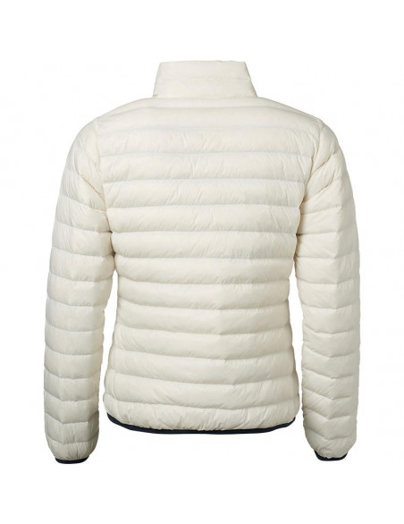 Veste matelassée couleur blanc - modèle femme - vue de dos