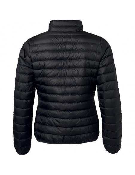 Veste matelassée couleur noir- modèle femme - vue de dos