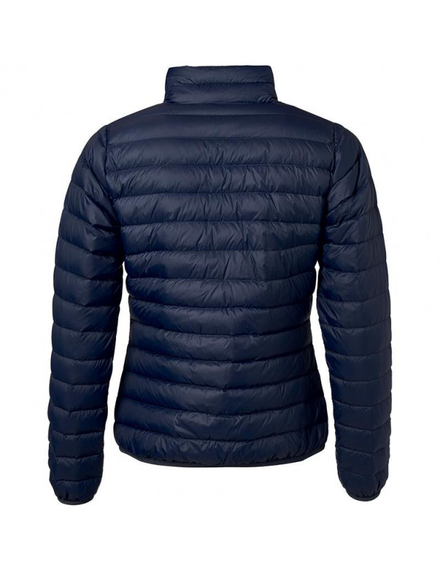 Veste matelassée couleur bleu marine - modèle femme - vue de dos