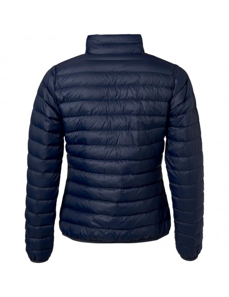 Veste matelassée couleur bleu marine - modèle femme - vue de dos