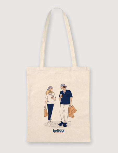 Tote bag Belissa Couple shopping