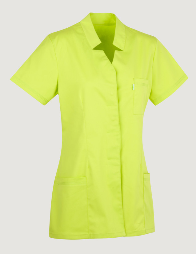 Blouse médicale femme Starla couleur anis - Vue ghost