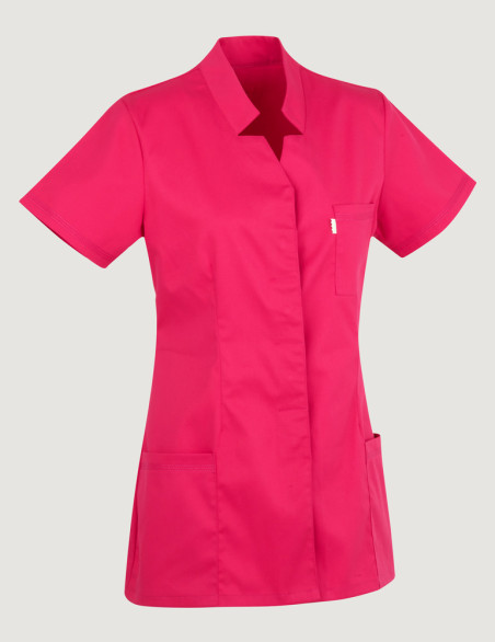 Blouse médicale femme Starla couleur marine - Vue ghost