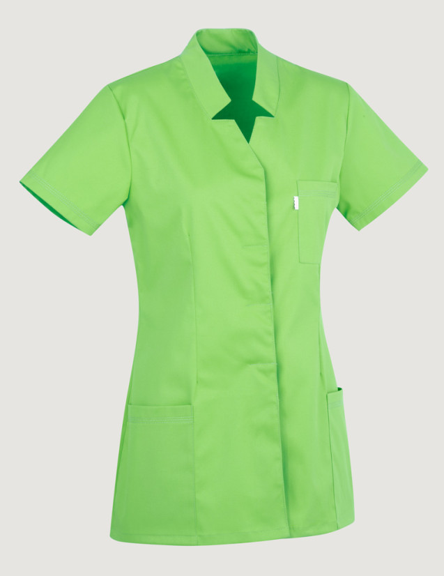 Blouse médicale femme Starla couleur pomme - Vue ghost