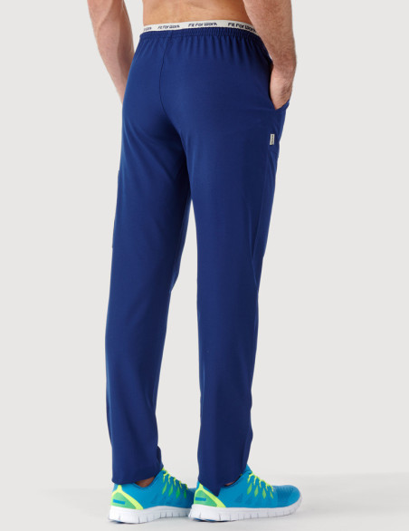 Pantalon médical homme - couleur marine - vue de dos - Marque Fit for Work by Belissa - Collection Medical sportswear