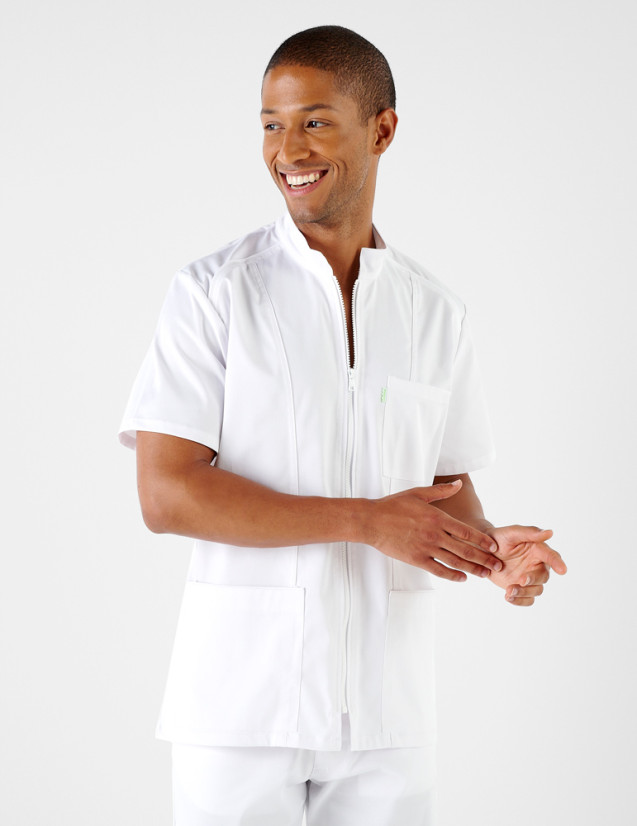 Blouse blanche medecin homme sale