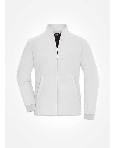 Veste polaire femme couleur noir. Vue ghost. 2