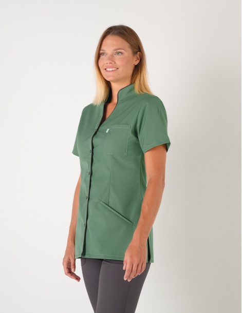 Blouse médicale femme Matilda Kaki-Ardoise by Belissa 2