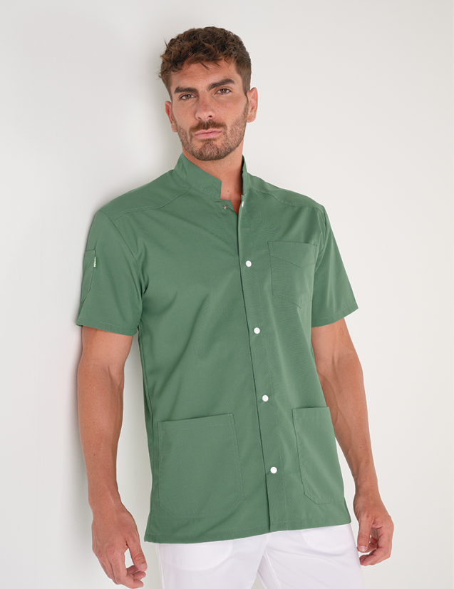 Blouse médicale Couleur pour homme Sam Kaki by Belissa