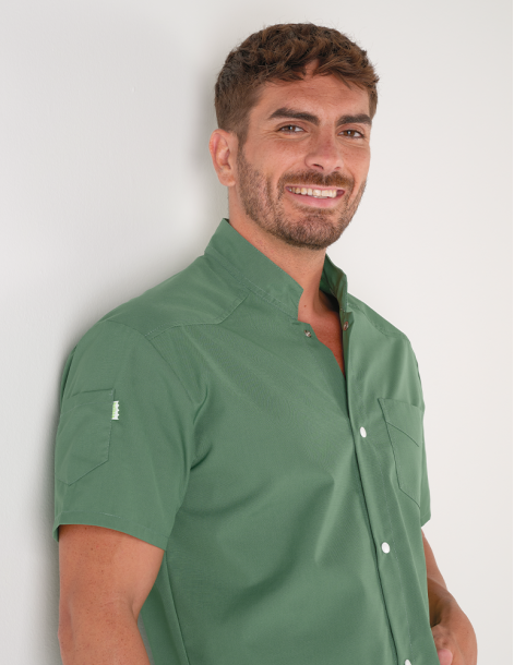 Blouse médicale Couleur pour homme Sam Kaki by Belissa