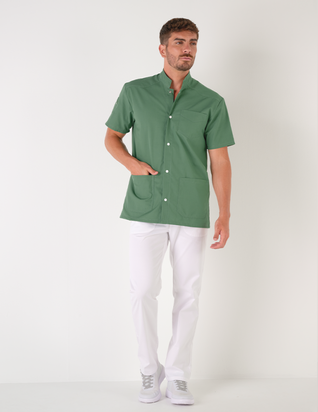 Blouse médicale Couleur pour homme Sam Kaki by Belissa