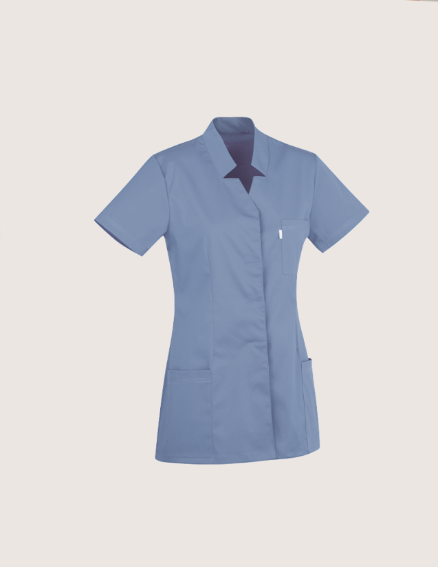 Blouse Bleu ciel Starla by belissa - Vue ghost