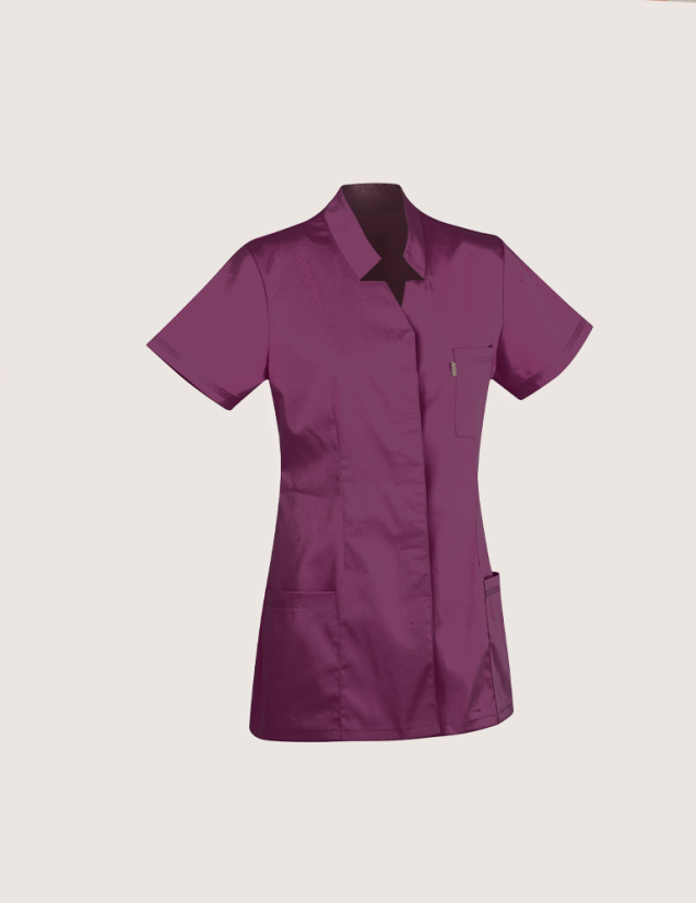 Blouse Cassis Starla by belissa - Vue ghost