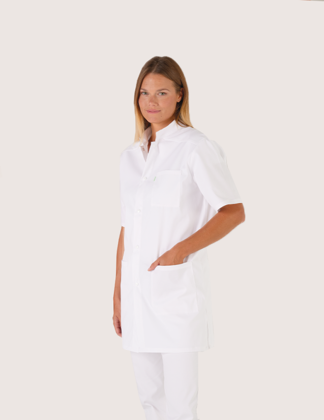 AMY - Blouse médicale blanche mixte